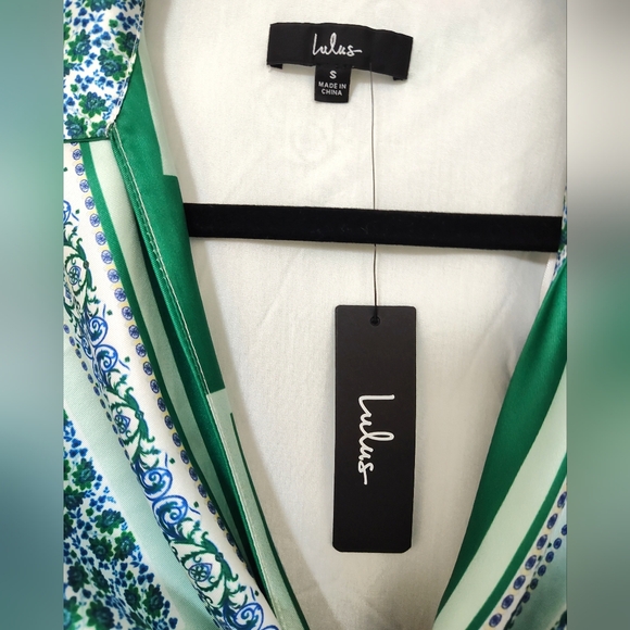 NWT Lulu's Small Scarf Mini Dress - Picture 3 of 5